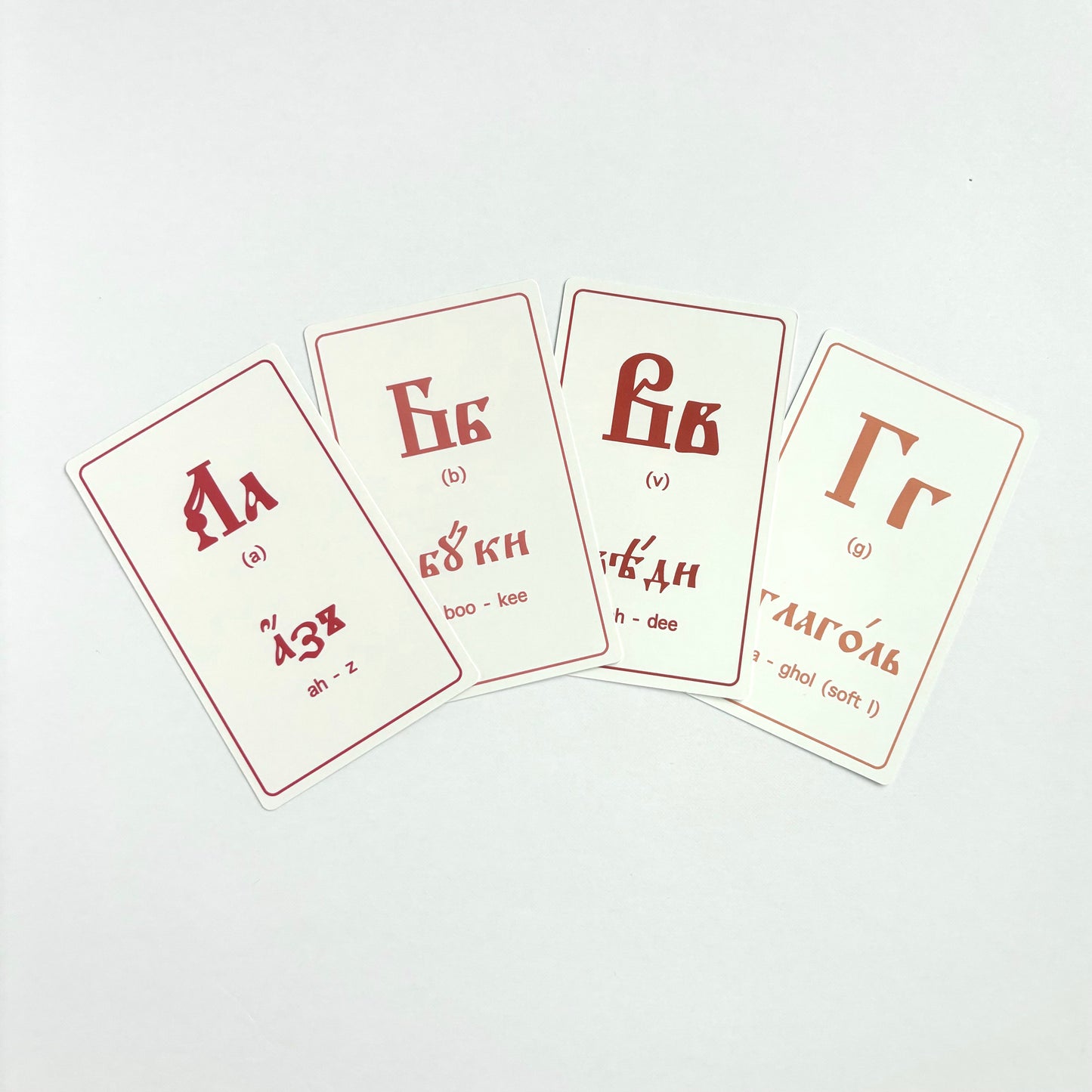 Азбука Cards with English Phonetic Pronunciation Matte Laminate